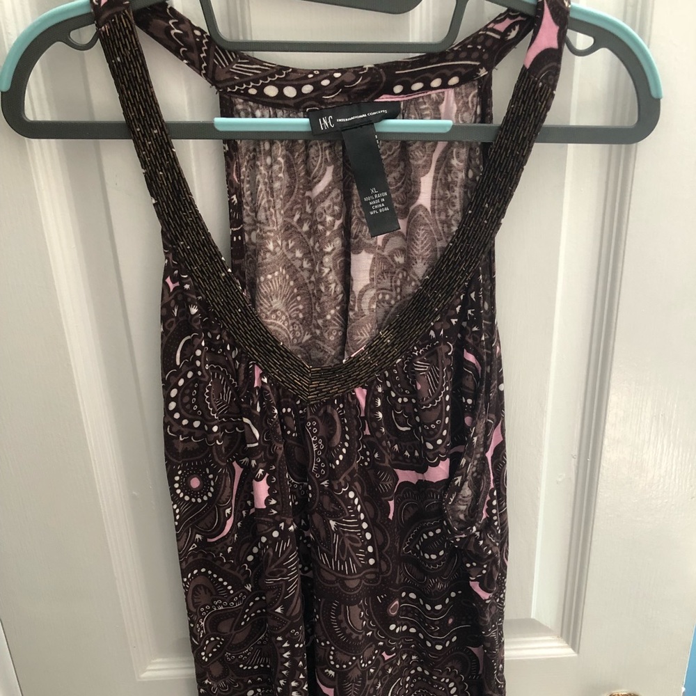 INC sleeveless top
